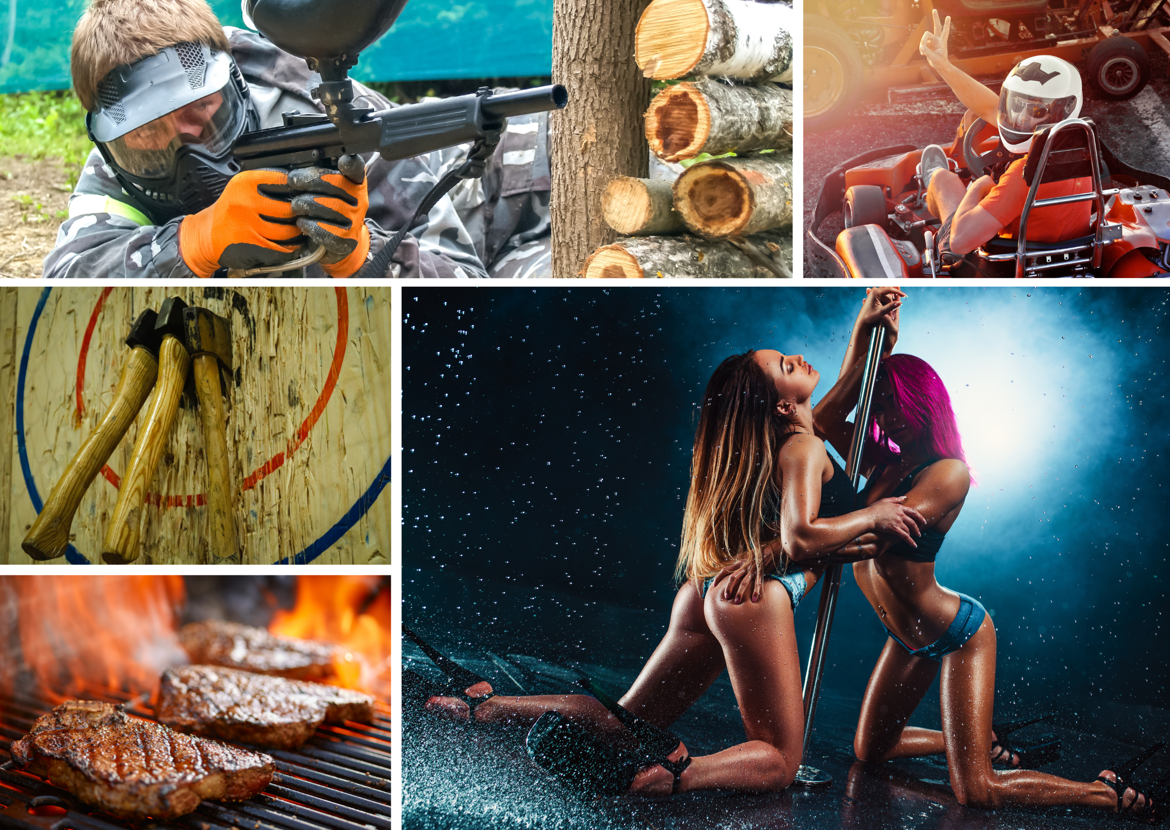 A collage of images ranging from the list above