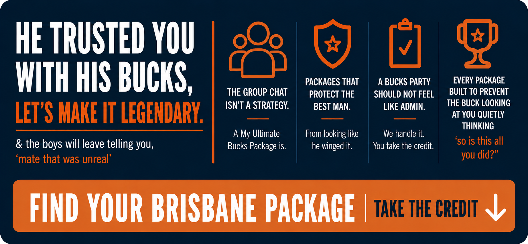My Ultimate Bucks Party Packages Brisbane