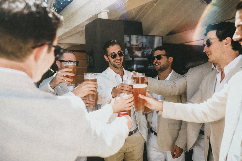 A group of mates on a Melbourne brewery and pub crawl